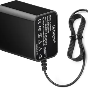 UpBright 9V AC/DC Adapter Compatible with Hyper Tough 7047 HT7047 HT HyperTough 5000 lumens LED Rechargeable Work Light 9VDC 1A 9VDC1A 9V1A DC9V 9.0V Power Supply Cord Cable Battery Charger Mains PSU