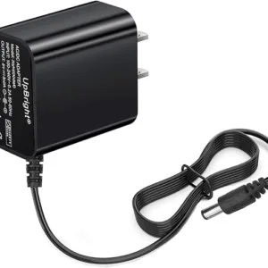 UpBright 15V AC/DC Adapter Compatible with Suaoki T3 T10 G7 ABLEX 1282-15-300D S270 150Wh U10 800A 20000mAh U28 2000A U29 D21 500A 15000mAh Peak Car Jump Starter Power Bank 15VDC 0.3A Battery Charger