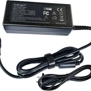 UpBright 12V AC/DC Adapter Compatible with Wahoo Fitness Model WF104 WF1O4 WFBKTRNR11 Generation 1 Kickr Smart Bike Trainer PADWF104 PAD-WF104 PADWF1O4 PADWFI04 12VDC Power Supply Cord Battery Charger