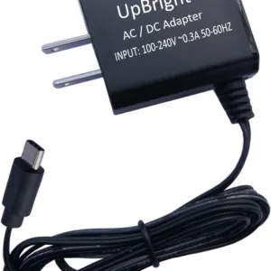 UpBright USB-C AC/DC Adapter Compatible with Sharper Image 1016977 101-6977 Powerboost Pro+ Compact Hot Cold Portable Percussion Massager Massage Gun 1017295 1017230 Power Supply Cord Battery Charger