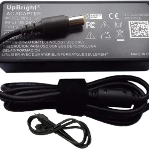 UpBright AC/DC Adapter Compatible with BLUETTI EB3A Portable Power Station Solar Generator 268Wh LiFePO4 Battery Pack 600W (Standard)/350W Max (Turbo) 12V-28VDC 8A Supply Cord Cable Charger Mains PSU