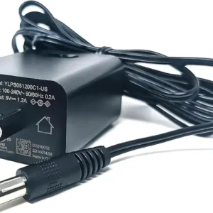 Genuine Power Supply Adapter 5V 2A Compatible with Yealink PS5V1200US Phones- T53 T53W SIP-T26P SIP-T27 SIP-T28P SIP-T41P SIP-T42G T20P T22P T26P T27 T28P T41P T42G T46S T48S W56 W60 5VDC 1.2A Charger