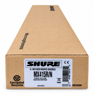 Shure MX415R/N Microflex 15in Gooseneck Microphone LED Ring No Capsule
