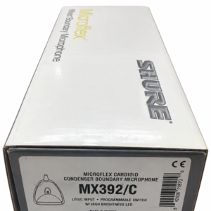 Shure MX392/C Microflex Cardioid Boundary Conference Microphone with Logic LED