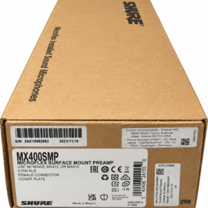 Shure MX400SMP Microflex Surface Mount Preamp for MX405 MX410 MX415