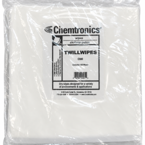 Chemtronics C900 Twillwipes 9x9 Cotton Low-Lint Cleaning Wipes 150 Pack