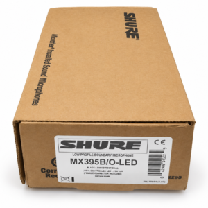 Shure MX395B/O-LED Microflex Omni Boundary Microphone 5-Pin XLR LED