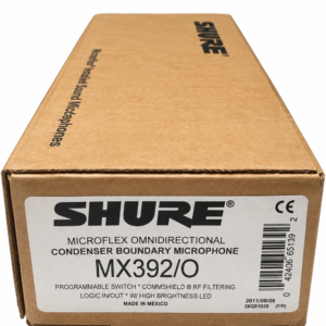 Shure MX392/O Microflex Omnidirectional Boundary Conference Microphone